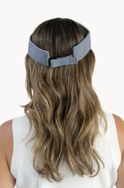 Headwear|Headwear|Sundaise Unisex Washed Visor Blue