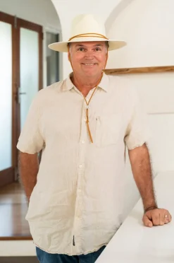 Headwear|Headwear|Sundaise Unisex Wide Brim Panama Hat Ivory