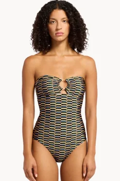One Pieces|Jets Urban Geo Bandeau One Piece