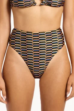 Bottoms|Jets Urban Geo High Waist High Leg Pant Cacti