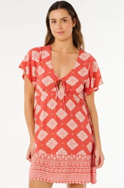 Dresses|Rip Curl Ventura Tie Dress Red