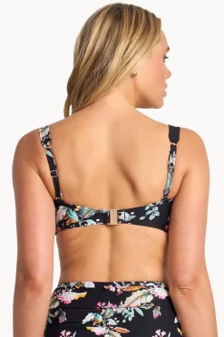 Bikini Tops|Sunseeker Viola D/DD Cup Wrap Bandeau Black