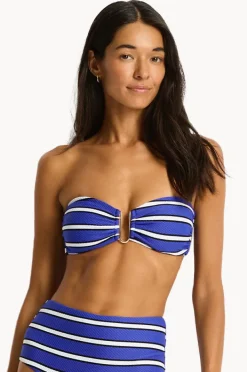 Bikini Tops|Sea Level Voyage U Bar Bandeau Amalfi