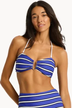 Bikini Tops|Sea Level Voyage U Bar Bandeau Amalfi