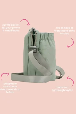 Bags|Annabel Trends Water Bottle & Phone Bag Sage