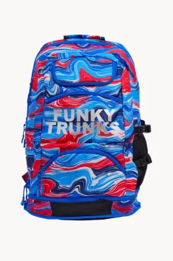 Sport Bags|Bags|Funky Trunks Wave Craze Elite Squad Backpack Blue/red