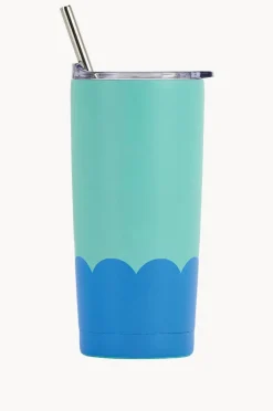 Drinkware|Drinkware|Annabel Trends Wave Stainless Smoothie Cup 500ml Blue/aqua