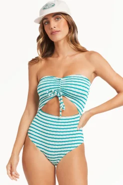One Pieces|Billabong Wavey Daze Summer One Piece Sea