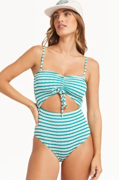 One Pieces|Billabong Wavey Daze Summer One Piece Sea