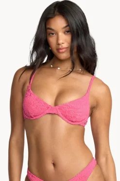 Bikini Tops|Billabong We're Wild Demi Underwire Bra Pink