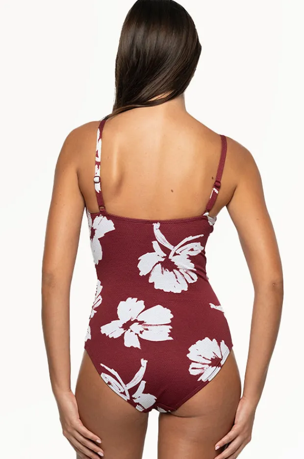 One Pieces|Nip Tuck Whispering Allure Louise One Piece Maroon