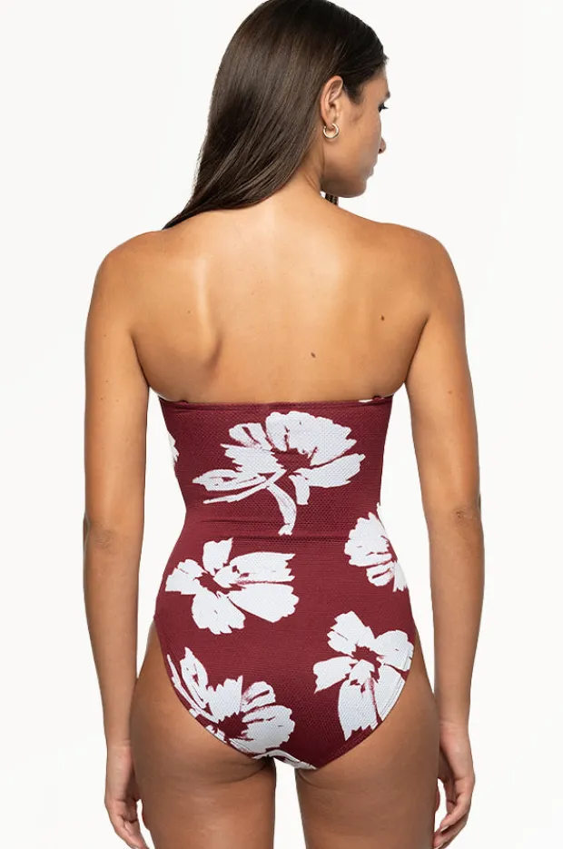 One Pieces|Nip Tuck Whispering Allure Luka One Piece Maroon