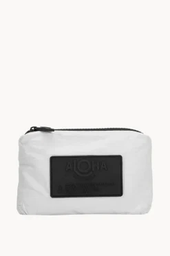 Travel|Bags|Aloha Mini Pouch White