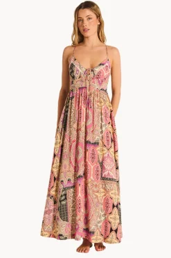 Dresses|Tigerlily Whitney Teja Maxi Dress Flamingo