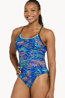 One Pieces|Zoggs Wildling Starback One Piece Blue/black