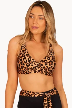 Bikini Tops|Baku Zambia DD/E Cup Wrap Front Bra Zambia mocha