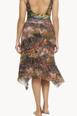Sarongs|Togs Swimwear Zambia Mesh Frill Skirt Multi