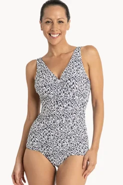 One Pieces|Jantzen Zigzag Sheath One Piece Ink