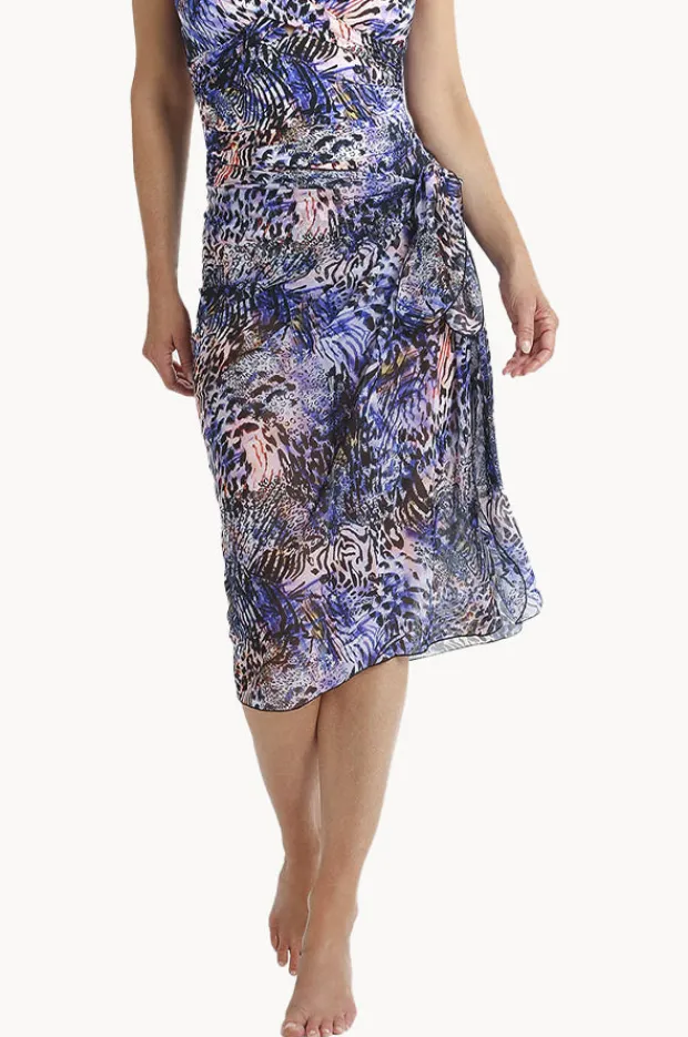 Sarongs|Jantzen Zion Midi Mesh Sarong Black