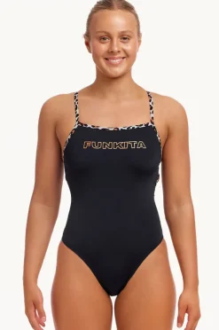 One Pieces|Funkita Zoo Night Life Strapped In One Piece Black